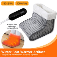 Plush Electric Heated Foot Warmer™