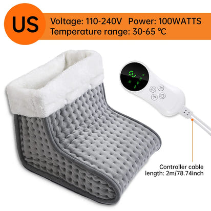 Plush Electric Heated Foot Warmer™